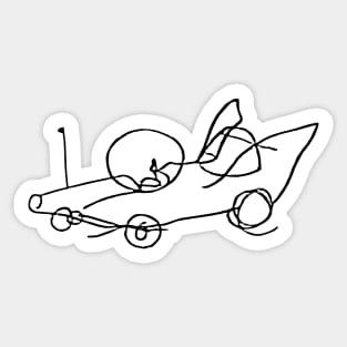 The Homer by Powell Motors Car Sketch Sticker